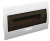 Rozdzielnica podtynkowa, dymne drzwi, szyna N/PE 1×18 modul, IP40, (H×W×D=216×363×76mm) EDS-18/1 Tracon Electric