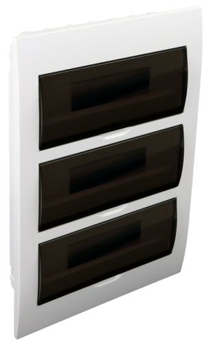 Rozdzielnica natynkowa, dymne drzwi, szyna N/PE 3×14 (42) modul, IP40, (H×W×D=455×293×76mm) EDS-14/3 Tracon Electric