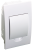 Rozdzielnica podtynkowa, białe drzwi, szyna N/PE 1×4 modul, IP40, (H×W×D=200×112×66mm) EDSN-4/1 Tracon Electric