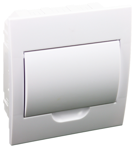 Rozdzielnica podtynkowa, białe drzwi, szyna N/PE 1×8 modul, IP40, (H×W×D=200x186x66 mm) EDSN-8/1 Tracon Electric