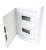 Rozdzielnica natynkowa z białymi płaskimi drzwiami, szyna N/ 2×12 (24) modul, IP40, (H×W×D=415×330×100mm) EDFKSN-12/2 Tracon Electric