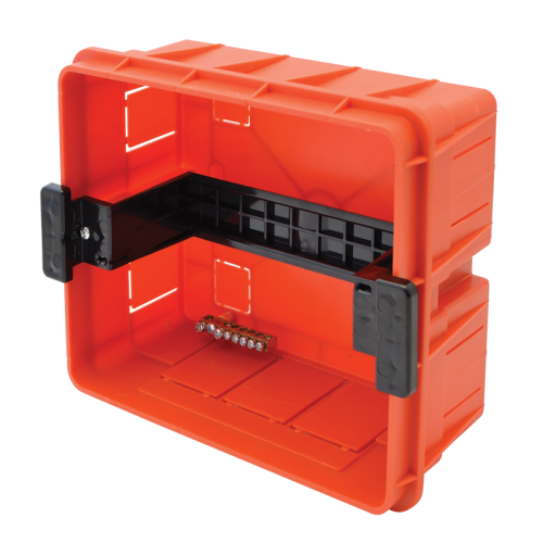 Rozdzielnica podtynkowa, dymne drzwi płaskie 1×8 (8) modul, IP40, (H×W×D=180×220×88mm) EDSS-8/1 Tracon Electric