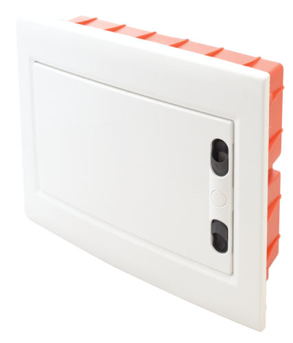 Rozdzielnica podtynkowa, białe drzwi płaskie 1×8 (8) modul, IP40, (H×W×D=180×220×88mm) EDSSN-8/1 Tracon Electric