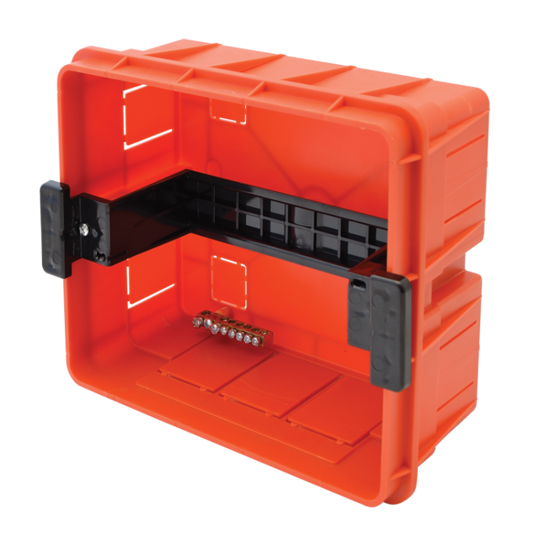 Rozdzielnica podtynkowa, białe drzwi płaskie 1×8 (8) modul, IP40, (H×W×D=180×220×88mm) EDSSN-8/1 Tracon Electric