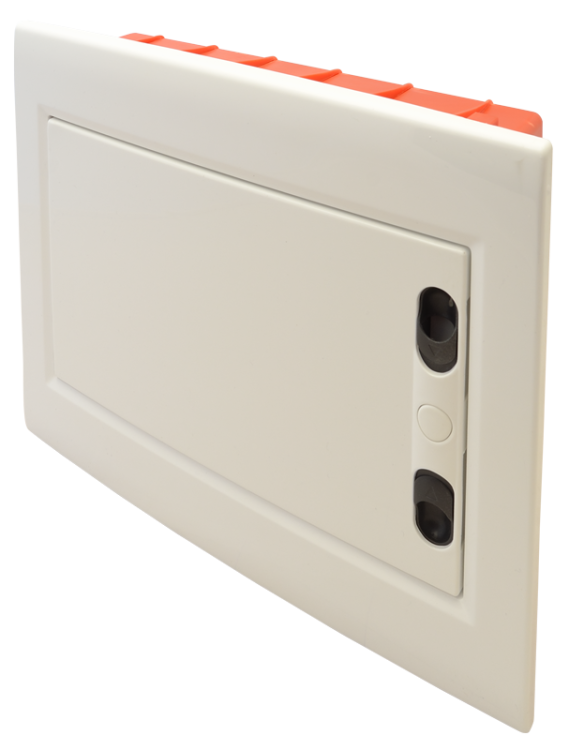 Rozdzielnica podtynkowa, białe drzwi płaskie 1×12 (12) modul, IP40, (H×W×D=240×305×80mm) EDSSN-12/1 Tracon Electric