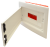 Rozdzielnica podtynkowa, białe drzwi płaskie 1×12 (12) modul, IP40, (H×W×D=240×305×80mm) EDSSN-12/1 Tracon Electric