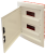 Rozdzielnica podtynkowa, białe drzwi płaskie, szyna N/PE 2×12 (24) modul, IP40, (H×W×D=395×305×85mm) EDSSN-12/2 Tracon Electric