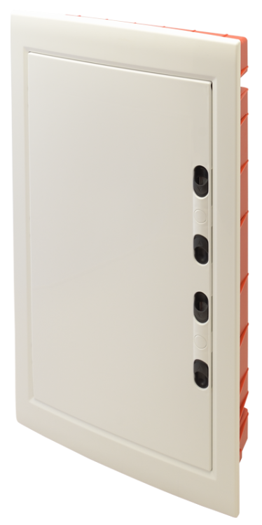 Rozdzielnica podtynkowa, białe drzwi płaskie, szyna N/PE 3×12 (36) modul, IP40, (H×W×D=545×305×85mm) EDSSN-12/3 Tracon Electric