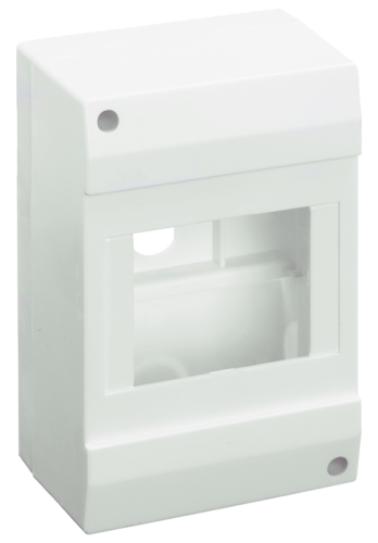 Rozdzielnica natynkowa bez drzwi 1×4 modul, IP40, (H×W×D=130×82×62mm) EDFK-4/1AN Tracon Electric