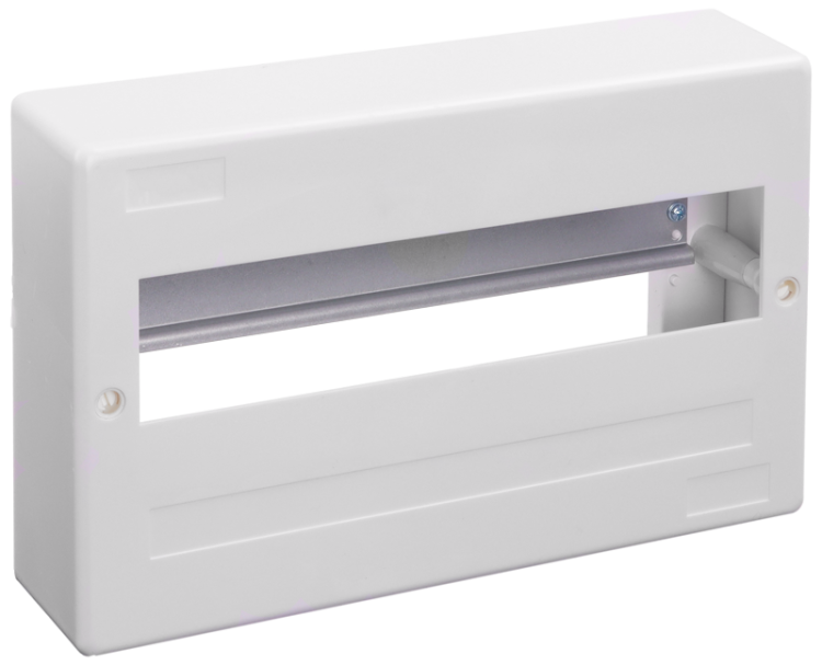 Rozdzielnica natynkowa bez drzwi, szyna N/PE 1×12 modul, IP40, (H×W×D=160×260×65mm) EDFK-12/1AN Tracon Electric
