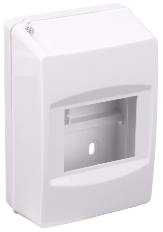 Rozdzielnica natynkowa bez drzwi, z możliwością plombowania 1×4 modul, IP40, (H×W×D=150×84×68mm) EDFK-4/1ANP Tracon Electric