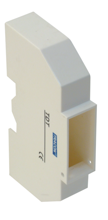 Obudowa urządzeń modułowych z możlowścią plombowania 1 mod., IP40, (L×W×H= 22×116×62mm) TDT Tracon Electric