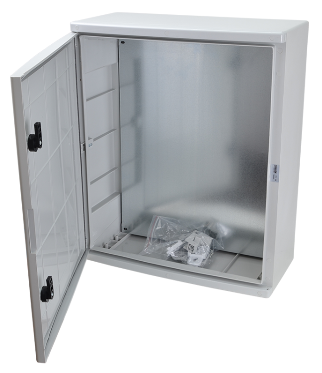 Rozdzielnica plastikowa HxWxD=600x500x220mm, IP65, IK10, 1000V AC/DC, RAL7035 TME605022 Tracon Electric