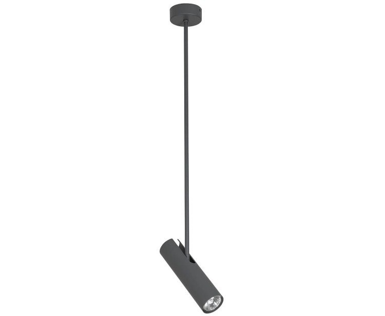 Lampa sufitowa Industrialna Loft EYE SUPER GRAPHITE I zwis B 6496 NOWODVORSKI Lighting GU10 nowoczesna wisząca oświetleniowa metalowa grafitowa grafit regulowana duża Inspiracje Premium
