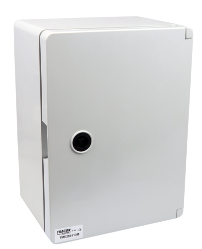 Rozdzielnica plastikowa maskowana 1x8mod, HxWxD=280x210x130mm, IP65, IK10, 1000V AC/DC TME282113M Tracon Electric
