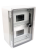 Rozdzielnica plastikowa maskowana, drzwi dymne 2x6mod, HxWxD=280x210x130mm, IP65, IK10, 1000V AC/DC TME282113MT Tracon Electric