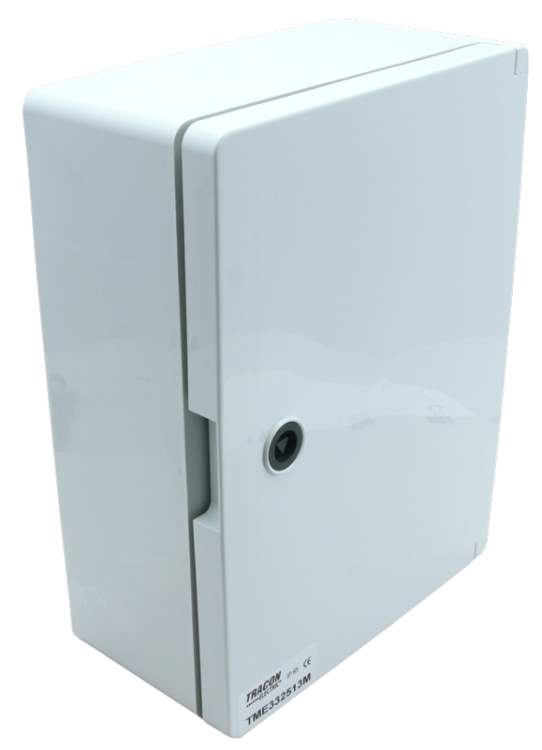 Rozdzielnica plastikowa maskowana 2x9mod, HxWxD=330x250x130mm, IP65, IK10, 1000V AC/DC TME332513M Tracon Electric