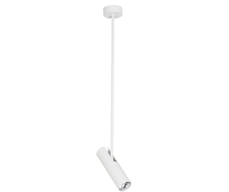 Lampa sufitowa Industrialna Loft EYE SUPER WHITE I zwis B 6490 NOWODVORSKI Lighting GU10 nowoczesna wisząca oświetleniowa metalowa biała biały regulowana duża Inspiracje Premium
