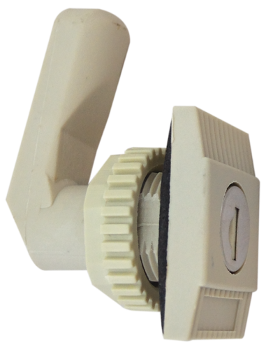 Zamek bezpieczeństwa do szaf TFE oraz TFE...M D=22.5mm (20mm), RAL7032 TFE-ZM2 Tracon Electric