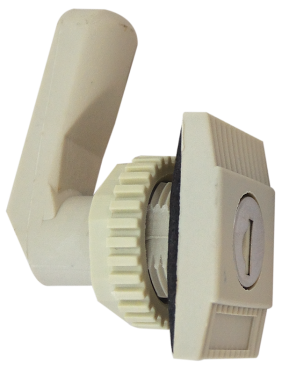 Zamek bezpieczeństwa do szaf TFE oraz TFE...M D=22.5mm (20mm), RAL7032 TFE-ZM2 Tracon Electric
