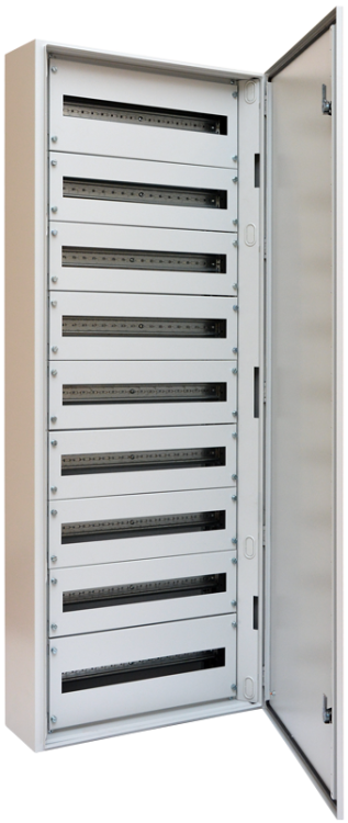 Rozdzielnica metalowa, drzwi metalowe 600×1500×250 / 216M (24×9 rows) TGEF6015025 Tracon Electric