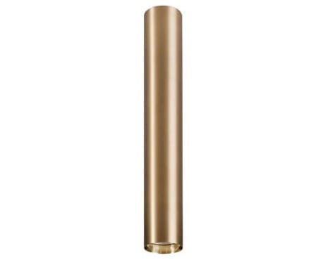 Sufitowa oprawa lampa punktowa Industrialna Loft EYE SOLID BRASS L 8913 NOWODVORSKI Lighting GU10 tuba spot natynkowa nowoczesna oświetleniowa nowoczesna metal do Kuchni Jadalni mosiądz złota Inspiracje Premium
