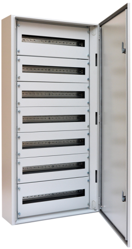 Rozdzielnica metalowa, drzwi metalowe W×L×H=600×1200×200 / 168M (7×24) , IP54 TGEF6012020 Tracon Electric