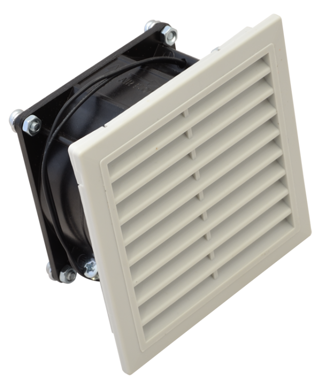Wentylator do rozdzielnic z filtrem 105×105mm, 35m3/h, 230V 50-60Hz, IP54 V35 Tracon Electric