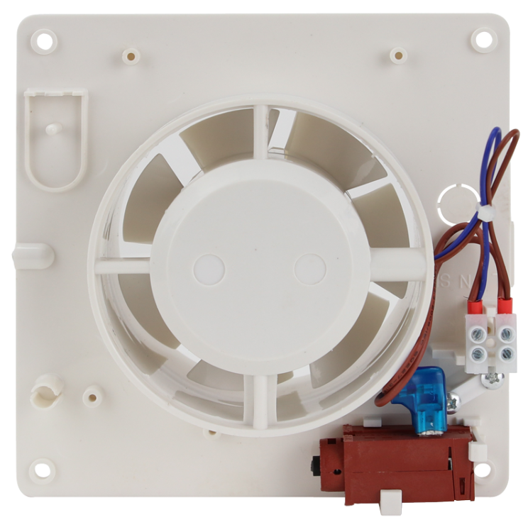 Wentylator łazienkowy z żaluzją, łożysko 230 VAC, 15W, 80 m3/h, 33 dB,100 mm VFM100-B Tracon Electric