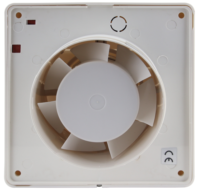 Wentylator łazienkowy z żaluzją, łożysko+timer+wilg 230 VAC, 15W, 80 m3/h, 33 dB,100 mm VFM100-BTH Tracon Electric