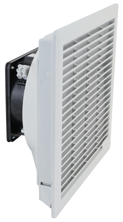 Wentylator do rozdzielnic z filtrem 250×250mm, 71 m3/h, 230V 50/60Hz, IP54 V71 Tracon Electric