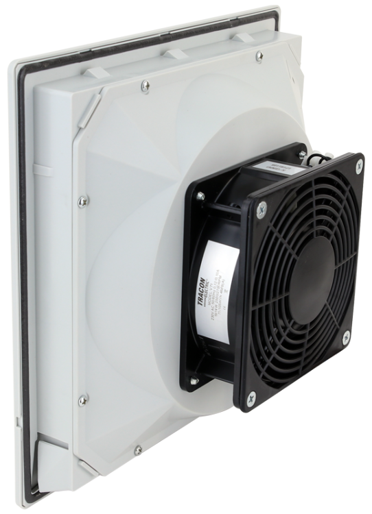 Wentylator do rozdzielnic z filtrem 250×250mm, 71 m3/h, 230V 50/60Hz, IP54 V71 Tracon Electric