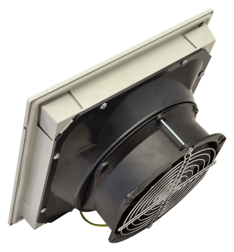 Wentylator do rozdzielnic z filtrem 250×250mm, 215m3/h, 230V 50-60Hz, IP54 V215 Tracon Electric