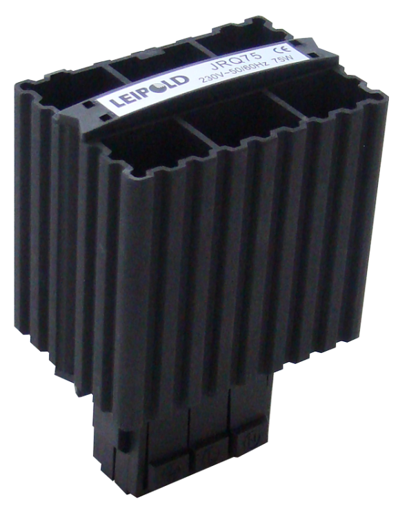 Grzejnik do rozdzielnic, montaż na szynę 75W, 120-250V AC/DC, max.4A FE75 Tracon Electric