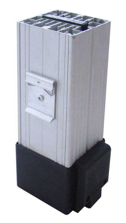 Grzejnik do rozdzielnic z wentylatorem, montaż na szynę 250W, 230V AC, 45m3/h FEV250 Tracon Electric