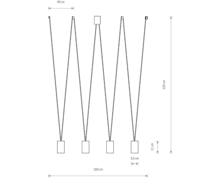 Lampa sufitowa wisząca Industrialna Loft MORE EYE BLACK IV ZWIS 7822 NOWODVORSKI Lighting 4xGU10 nowoczesna oświetleniowa metalowa czarna do Kuchni Jadalni nad stół blat wyspę Inspiracje Premium