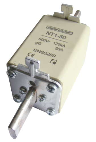 Wkładka bezpiecznikowa (nożowa) Un=500V AC, 160A, 1, 120kA/500VAC, gG NT1-160 Tracon Electric