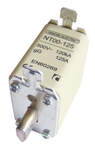 Wkładka bezpiecznikowa (nożowa) Un=500V AC, 160A, 00, 120kA/500VAC, aM NTM00-160 Tracon Electric