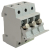 Modułowa podstawa bezpieczników cylindrycznych 20A, 8x32mm; Un=230V/400V HBA-3P-20 Tracon Electric