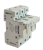Modułowa podstawa bezpieczników cylindrycznych 50A, 14x51mm; Un=230V/400V HBA-3P-50 Tracon Electric