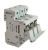 Modułowa podstawa bezpieczników cylindrycznych 50A, 14x51mm; Un=230V/400V HBA-3P-50 Tracon Electric