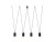 Lampa sufitowa wisząca Industrialna Loft MORE TONE BLACK/GOLD IV ZWIS 7814 NOWODVORSKI Lighting 4xGU10 nowoczesna oświetleniowa metalowa czarno-złota czarna do Kuchni Jadalni nad stół blat wyspę Inspiracje Premium
