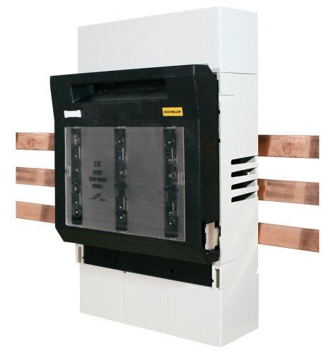 Rozłącznik pokrywowy na szynę, odpływ do góry 500/690V AC, 220/400V DC, max.250A, 3P, 1, 60mm LTL1-3/9/60/AO Tracon Electric