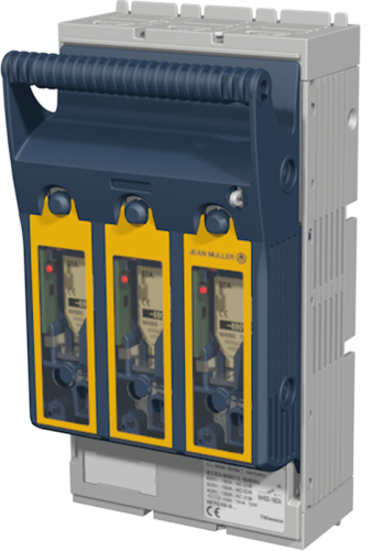 Rozłącznik bezpiecznikowy AC400V, 250A, 100kA; AC690V, 200A, 50kA; 3P, NH1, M10 KETO-1-3/F Tracon Electric