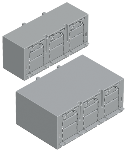 Osłona obszaru przyłącza 00, 3P, L=36 mm AA-KETO-00-3/36 Tracon Electric