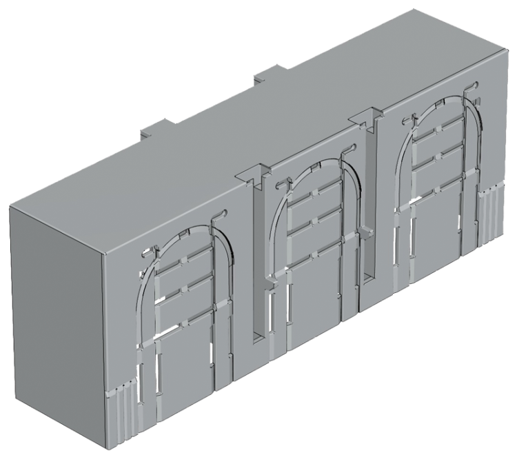 Osłona obszaru przyłącza 00, 3P, L=66 mm AA-KETO-00-3/66 Tracon Electric