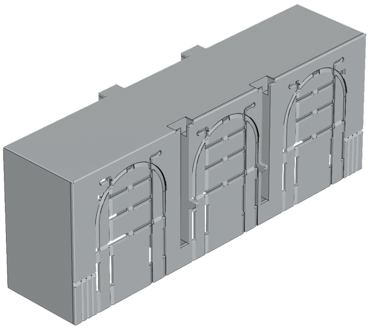 Osłona obszaru przyłącza 1, 3P, L=42 mm AA-KETO-1-3 Tracon Electric