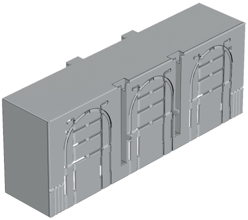 Osłona obszaru przyłącza 2, 3P, L=42 mm AA-KETO-2-3 Tracon Electric