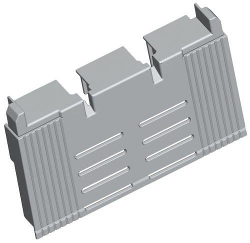 Osłona szyn 00, 3P, h1=39 mm / 34 mm, R95T UGS-KETO-003R95T3934 Tracon Electric