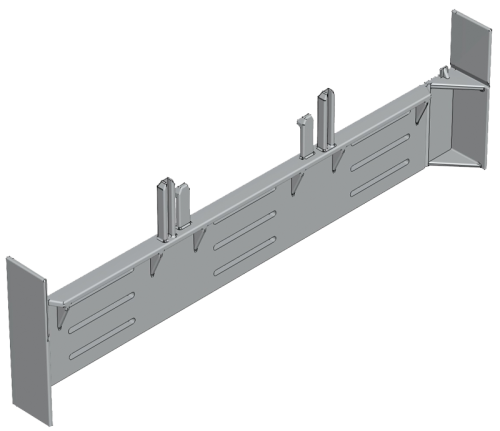 Osłona szyn 1, 3P, h1=32 mm UGS-KETO-1-3/32 Tracon Electric
